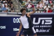 Ben Shelton at the 2023 Ultimate Tennis Showdown.
